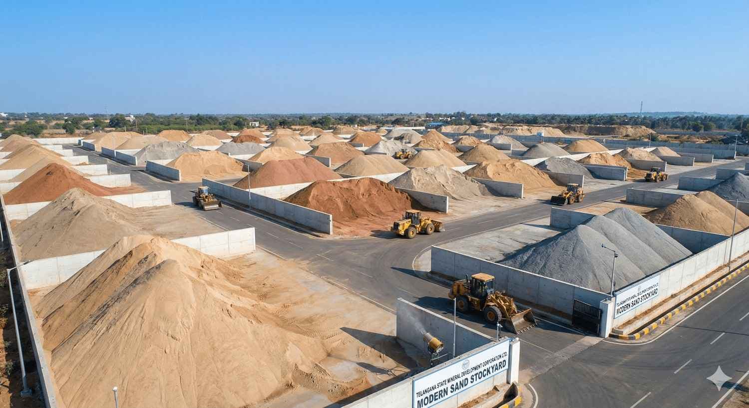 Modern Sand Quarry